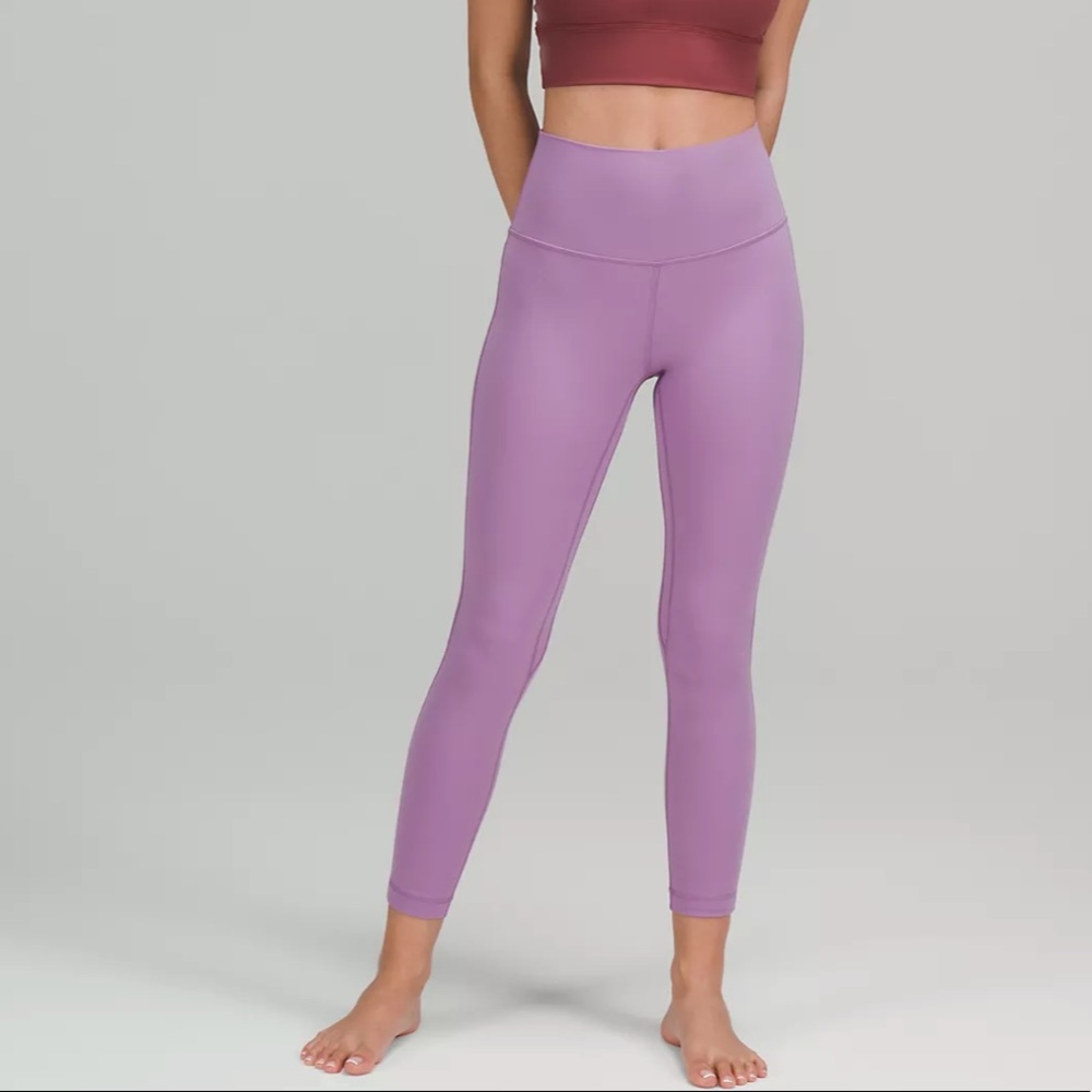 Lululemon Align High Rise Pant 25” Size 2, Wisteria Purple